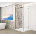 Štvorcový sprchový kút TRINITY CHROME 1100x1100mm, rohový vstup, číre sklo