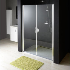 ONE sprchové dvere do niky dvojkrídlové 1080-1120 mm, číre sklo, 6 mm
