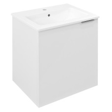 CIRASA umývadlová skrinka 48x52x39cm, 1x dvierka, ľavá, biela lesk