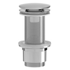 Umyvadlový vývod 5/4“, neuzatvárateľný, veľká zátka, 10-80 mm, ABS/chróm
