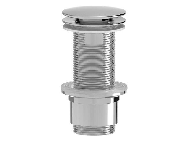 Umyvadlový vývod 5/4“, neuzatvárateľný, veľká zátka, 10-80 mm, ABS/chróm