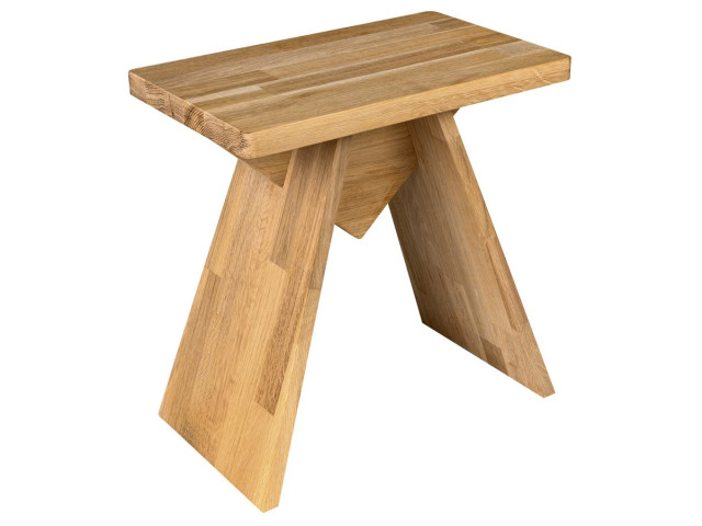 ASTYLE stolička 40x41x25cm, masívny prírodný dub