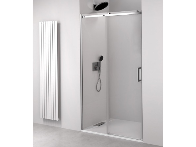 THRON LINE ROUND sprchové dveře 1600 mm, kulaté pojezdy, čiré sklo