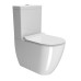 PURA WC misa kombinovaná spodná/zadná odpadová, Swirlflush, 36x63cm, biela ExtraGlaze