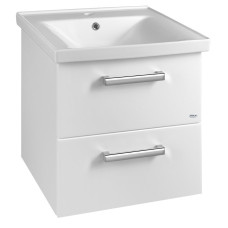 VEGA umývadlová skrinka 51,5x60x43,6cm, 2x zásuvka, biela