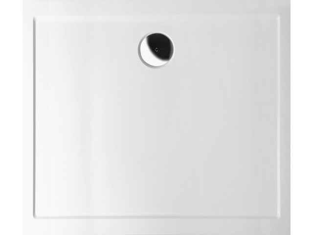 KARIM sprchová vanička z liateho mramoru, obdĺžnik 80x70x4cm, biela