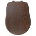 RETRO WC sedadlo Soft Close, orech/bronz