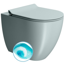 PURA WC misa stojaca, Swirlflush, 36x55cm, spodný/zadný odpad, ghiaccio dual-mat