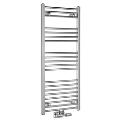 ALYA vykurovacie teleso rovné 500x1188 mm, stredové pripojenie, chróm