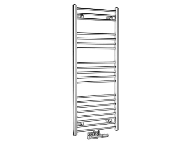ALYA vykurovacie teleso rovné 500x1188 mm, stredové pripojenie, chróm