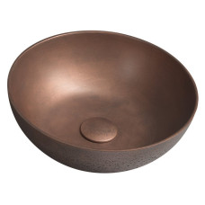 FORMIGO betónové umývadlo na dosku, Ø 39cm, meď