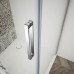 Štvorcový sprchový kút TRINITY CHROME 800x800 mm, matné sklo, ľavý