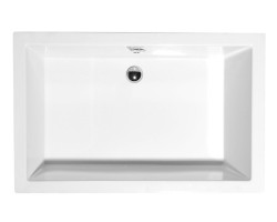 DEEP hlboká sprchovacia vanička, obdĺžnik 120x75x26cm, biela