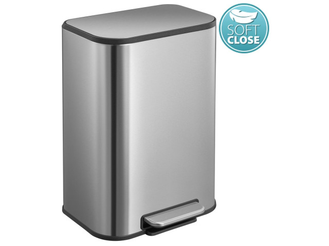 Odpadkový koš 12 l, Soft Close, nerez mat