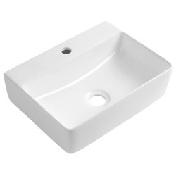 Keramické umývadlo MERCY 40x30cm, biele