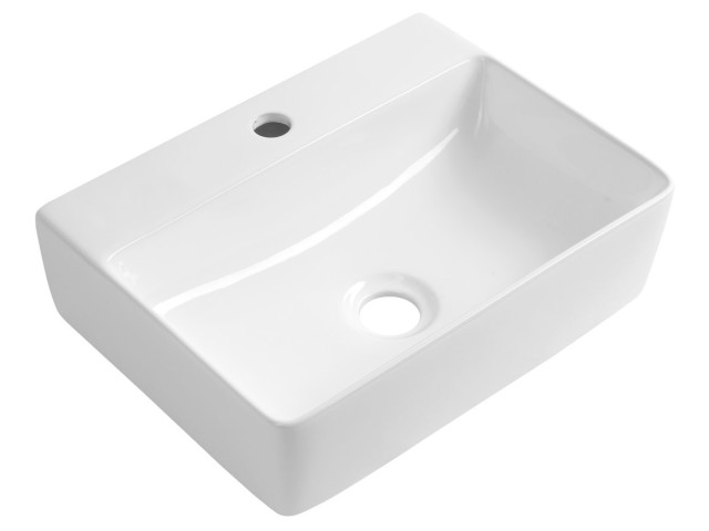 Keramické umývadlo MERCY 40x30cm, biele