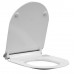 NORM / PURA WC sedátko SLIM soft close, duroplast, biela / chróm