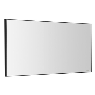 Arowana zrkadlo v ráme 1000x500mm, čierna mat