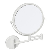 X-ROUND WHITE závesné kozmetické zrkadlo priemer 190mm, biela