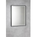 SORT zrkadlo s LED osvetlením 60x80cm, senzor, 2700-6500K, čierna mat