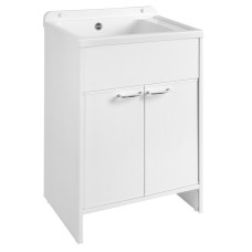 Plastový výlev s plastovou skrinkou 58 x 38 cm, vrátane sifónu Plastový výlev s plastovou skrinkou 58 x 38 cm, vrátane sifónu