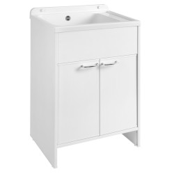 Plastový výlev s plastovou skrinkou 58 x 38 cm, vrátane sifónu