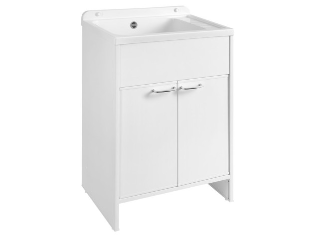 Plastový výlev s plastovou skrinkou 58 x 38 cm, vrátane sifónu