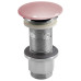 Odtok umývadla 5/4", click-clack, betónová zátka, 10-80 mm, ružová pololesklá