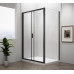 EASY BLACK obdĺžnikový sprchový kút 1000x800mm, číre sklo L/P variant