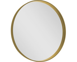 NOTION okrúhle zrkadlo v ráme ø 80cm, zlato mat