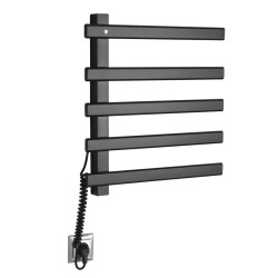 ELCOR elektrický sušiak uterákov 480x520x50mm, 85W, čierna mat