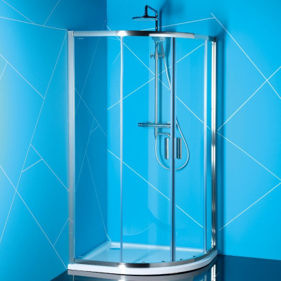 EASY LINE štvrťkruhová sprchová zástena 1200x900mm, číre sklo