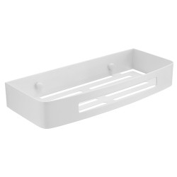 Sprchová polička SMART, 300 × 45 × 128 mm, biela matná
