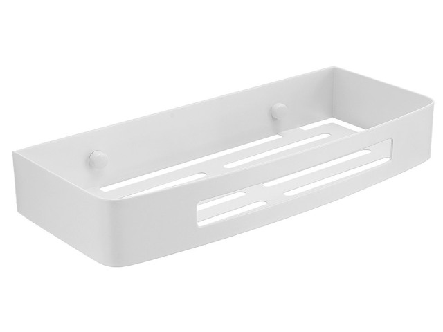 Sprchová polička SMART, 300 × 45 × 128 mm, biela matná