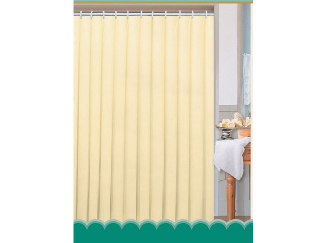 Záves 180x200cm, 100% polyester, jednofarebný béžový