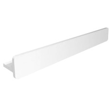 ABELINE polica s hrazdou rockstone 600mm, biela mat