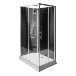 GRANVIK obdélníková sprchová kabína 800x1200x2180mm, číre sklo