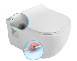 BRILLA WC misa závesná rimless, s bidetovú spŕškou, 36,5x53 cm