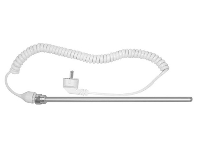 Elektrická vykurovacia tyč bez termostatu, krútený kábel, 400 W