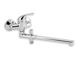Paneláková batéria bez sprchy 100 mm Titania Iris chróm