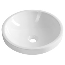 Keramická vstavaná umývadlová misa ROLA, priemer 41 cm, biela