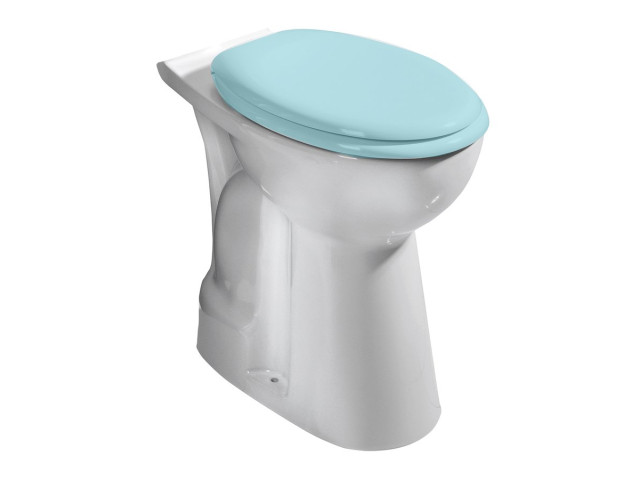 HANDICAP WC misa kombinovaná, zvýšený sedák, spodný odpad, 36,5x67,2cm, biela