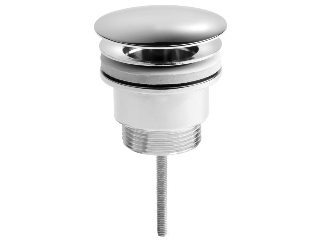 Umyvadlová výpust 5/4“, neuzavíratelná, veľká zátka, 5-65mm, chróm