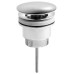 Umyvadlová výpust 5/4“, neuzavíratelná, veľká zátka, 5-65mm, chróm