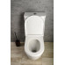 TURKU RIMLESS WC kombi misa zvýšená, spodný/zadný odpad, biela