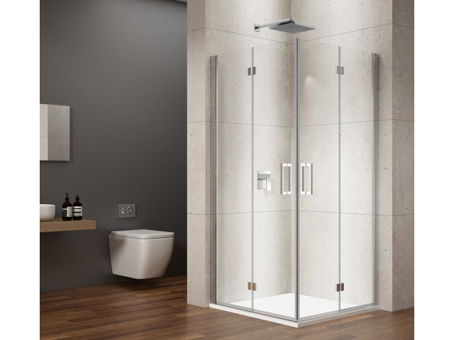 LORO štvorcový sprchový kút 700x700 mm, rohový vstup