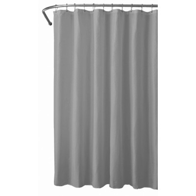 Sprchový záves 180 x 200 cm, polyester, sivý
