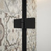 TRINITY BLACK štvrťkruhový sprchový kút 900x900 mm, číre sklo, ľavý