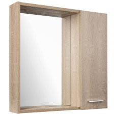 ZOJA/KERAMIA FRESH STRIP galéria s LED osvetlením, 60x60x14cm, pravá, dub platina