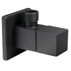 Rohový ventil 1/2„x3/8“, štvorcový, matná čierna